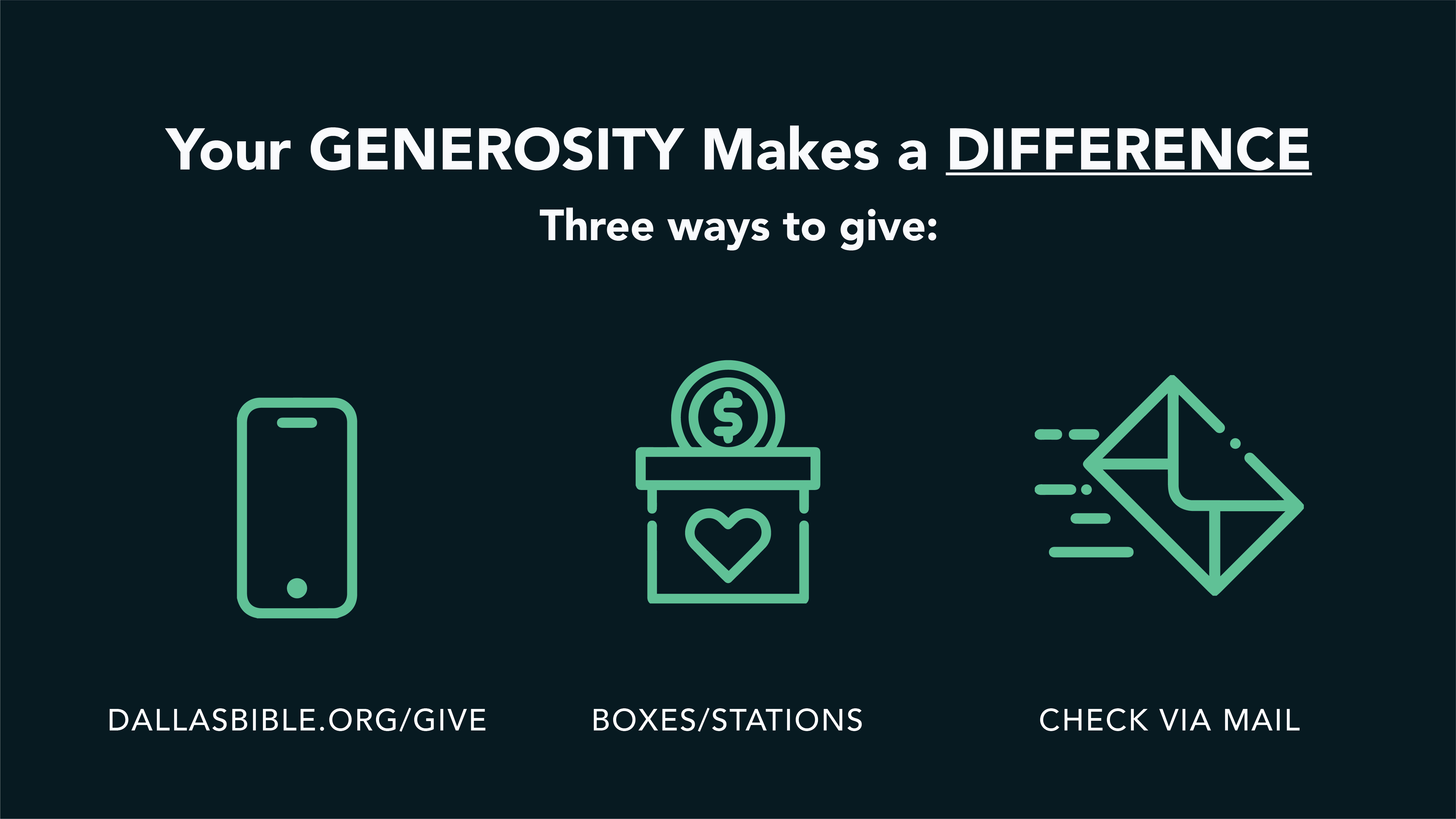 Ways to Give